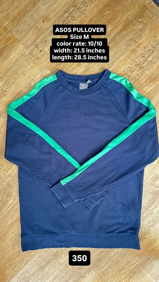 ASOS Pullover - Size M (Category: Hoodies) located in San Pablo. Submitted by chinitokiddd (Listing ID 1427850204, Image 2). Description: color rate: 10/10 width: 21.5 inches length: 28.5 inches.