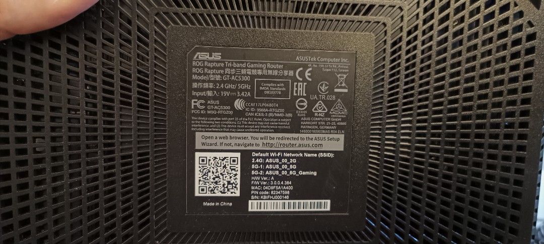 ASUS  GT-AC5300 Router444117160497008642