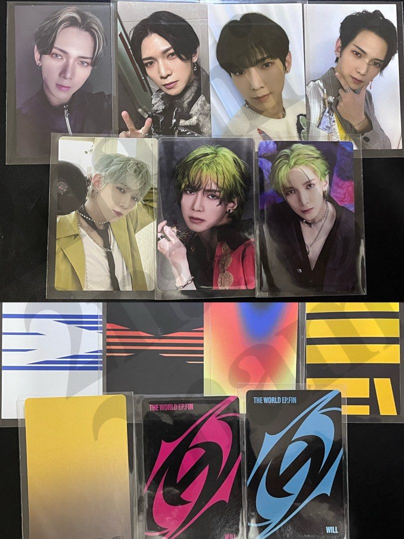 ateez kpop photocard bundle/set (Category: K-Wave Merchandise) located in Antipolo. Submitted by 2nami (Listing ID 1427862974, Image 2). Description: ateez photocard set •yeosang, san, mingi, wooyoung, & jongho pcs from various eras • all items are authentic •includes the following freebies: - jongho id - yeosang official album stickers - unsealed ateez album set (revealed to official buyer) • ₱60 pesos per pc | strictly sold as set (nego) • sf s
