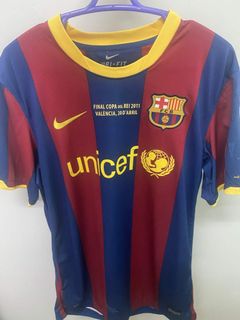 ORIGINAL PLAYER ISSUE Barcelona Unicef Navy Blue Front