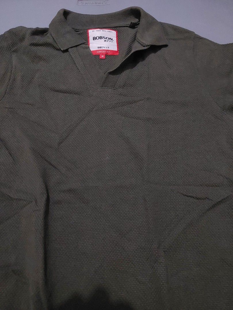 Bobson Polo Shirt - Olive Green (Category: Tshirts & Polo Shirts ) located in Quezon City. Submitted by ravenmandm (Listing ID 1427839700, Image 1). Description: used once, wrong size.
