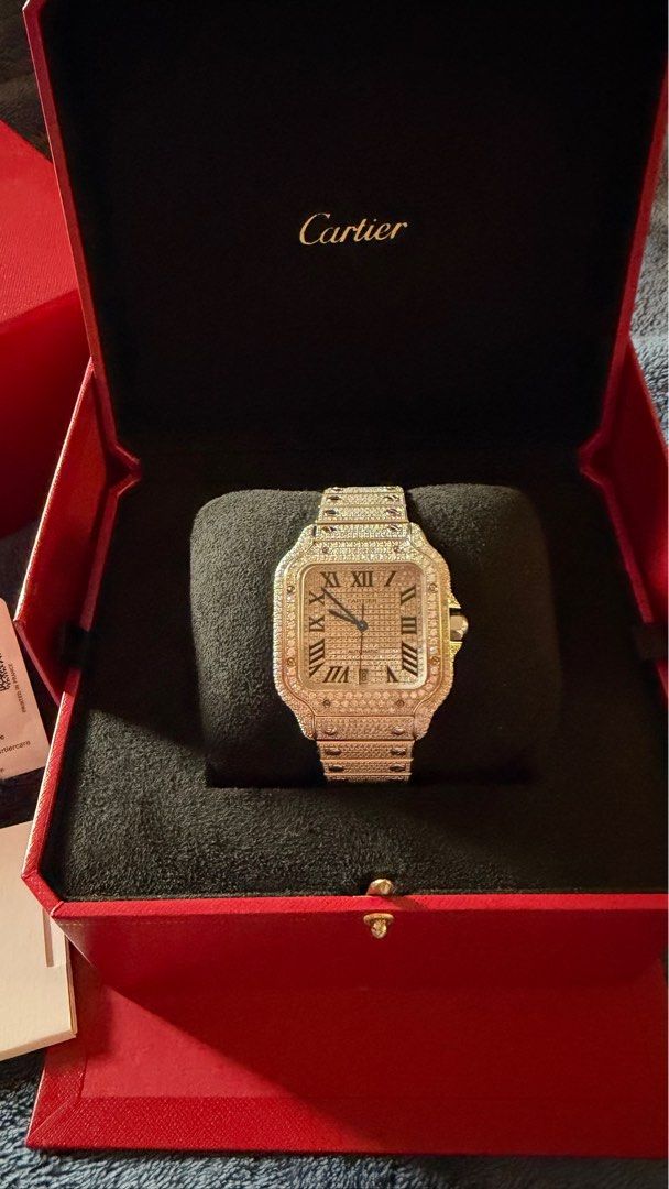 Cartier Ice out (Category: Luxury Watches) located in Angono. Submitted by sam.sam15 (Listing ID 1427789912, Image 3). Description: bnew never bern used cartier ice out Large or Xl nakalimutan ko size open for lay away or swap sa Rolex daytona two tone will add cash xempre meet up.