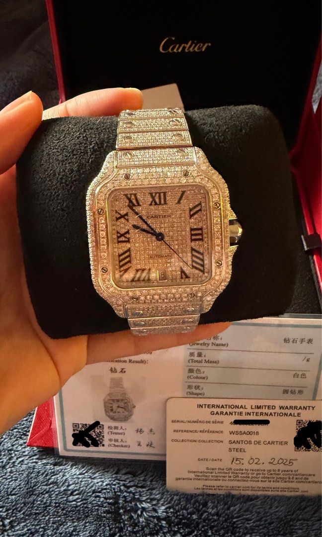 Cartier Ice out (Category: Luxury Watches) located in Angono. Submitted by sam.sam15 (Listing ID 1427789912, Image 1). Description: bnew never bern used cartier ice out Large or Xl nakalimutan ko size open for lay away or swap sa Rolex daytona two tone will add cash xempre meet up.