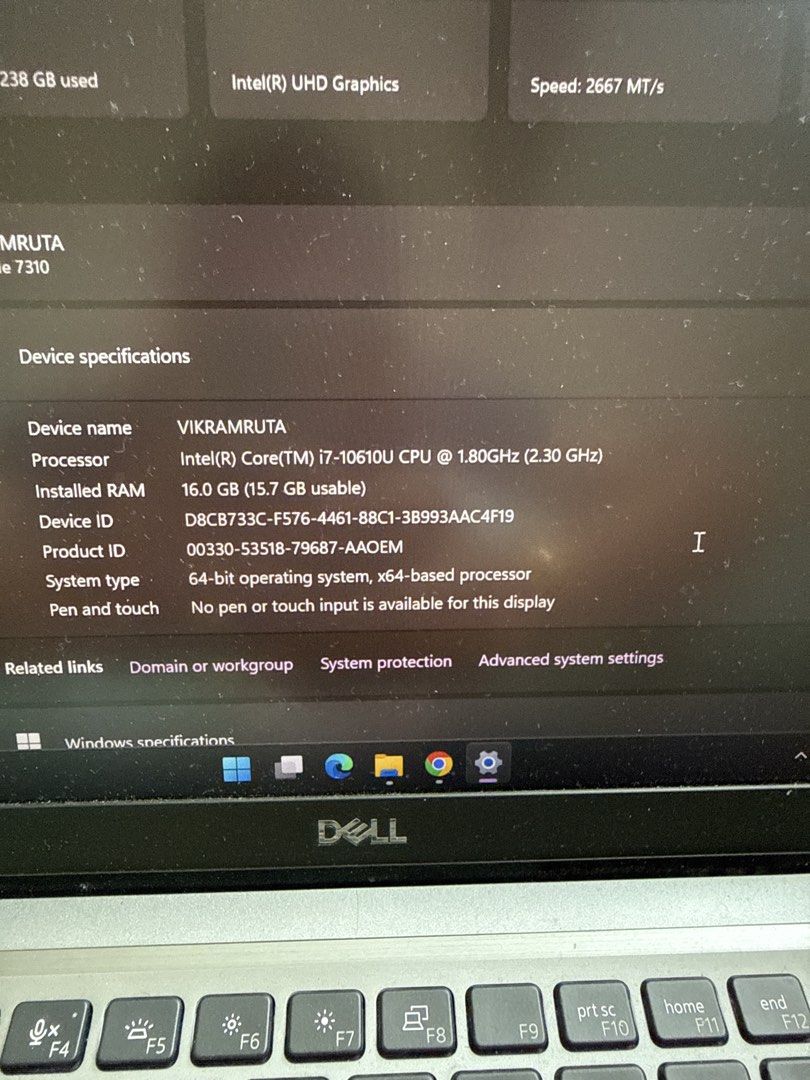 Dell 7310 Latitude Laptop405921231988346882