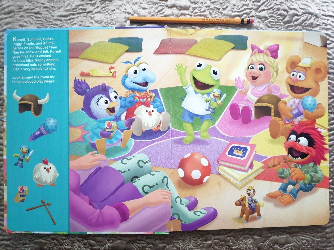 Disney Junior Muppet Babies First Look and Find Book, Hobbies & Toys ...