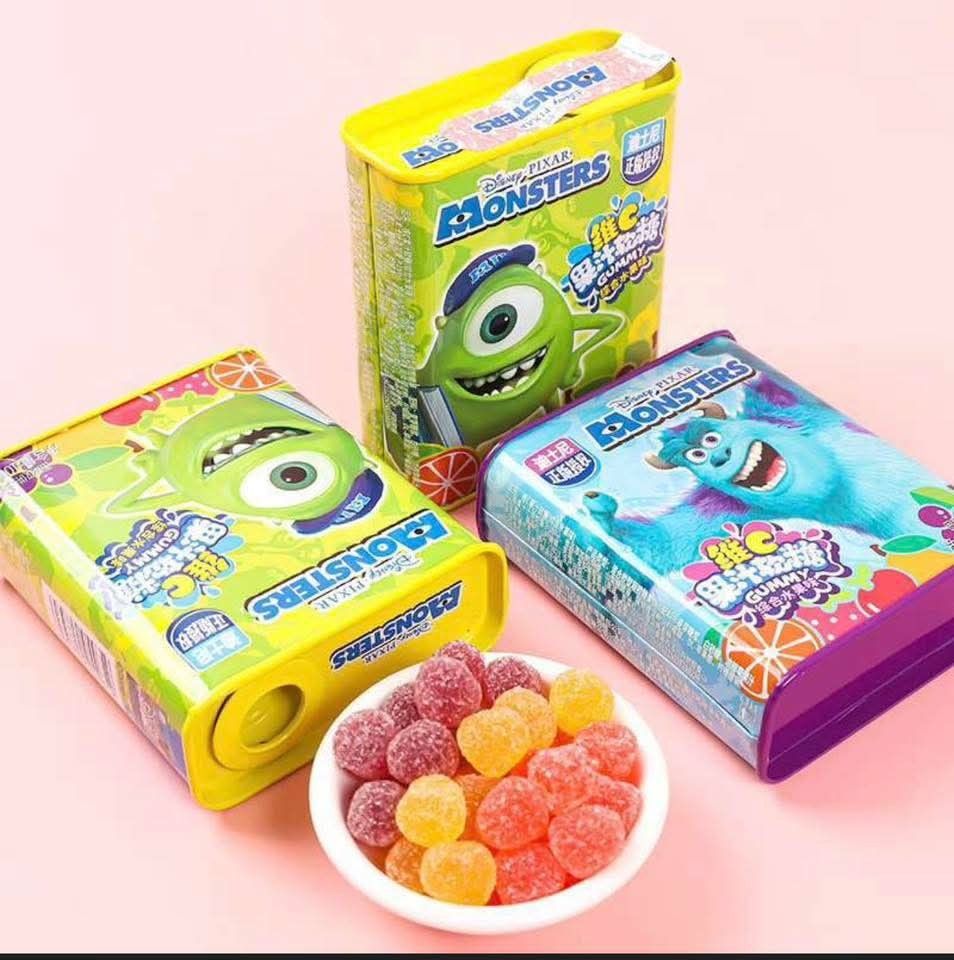 Disney Pixar Monsters University Gummy Candy (Category: Designer & Blind Box Toys) located in Quezon City. Submitted by moonchayo (Listing ID 1427864222, Image 1). Description: Sold per box 48 canister per box .