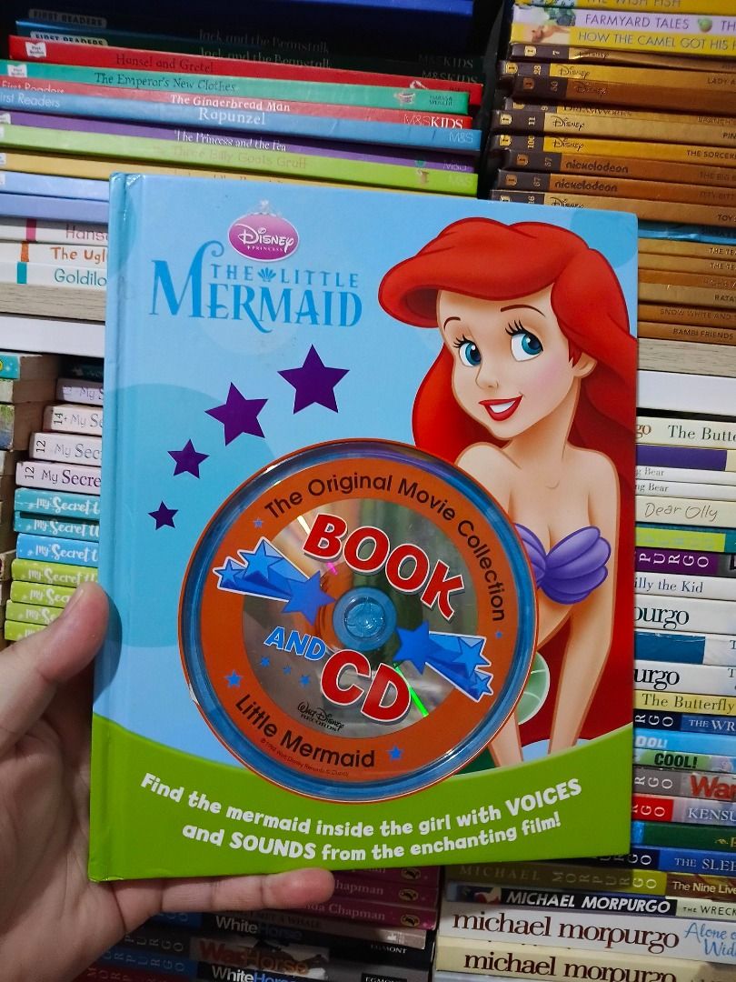 DISNEY'S THE LITTLE MERMAID W/ CD (UNTESTED) (Category: Children's Books) located in Cagayan de Oro. Submitted by crome2024 (Listing ID 1427916942, Image 1). Description: .