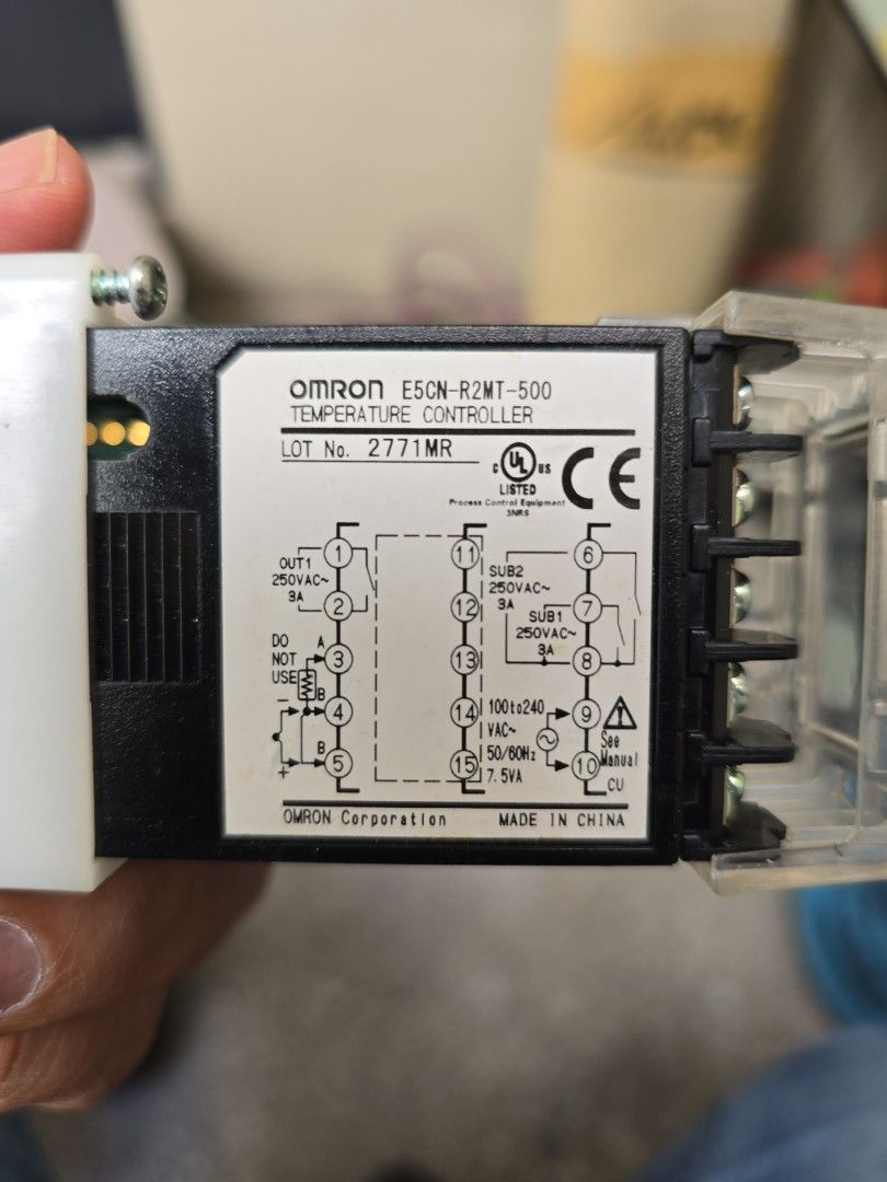 E5CN1-Temperature controller (Category: Industrial Equipment) located in Quezon City. Submitted by simonpeterang (Listing ID 1427821897, Image 2). Description: Omron-Temperature controller E5CN used.