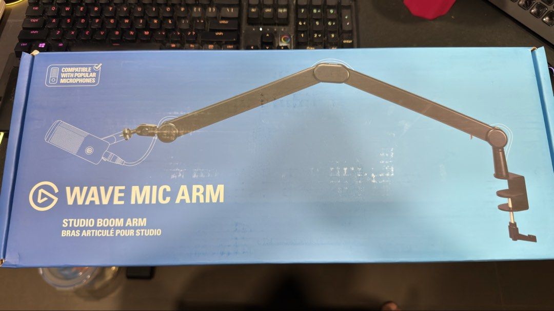 Elgato Wave Mic Arm Mk.2 - Studio Boom Arm