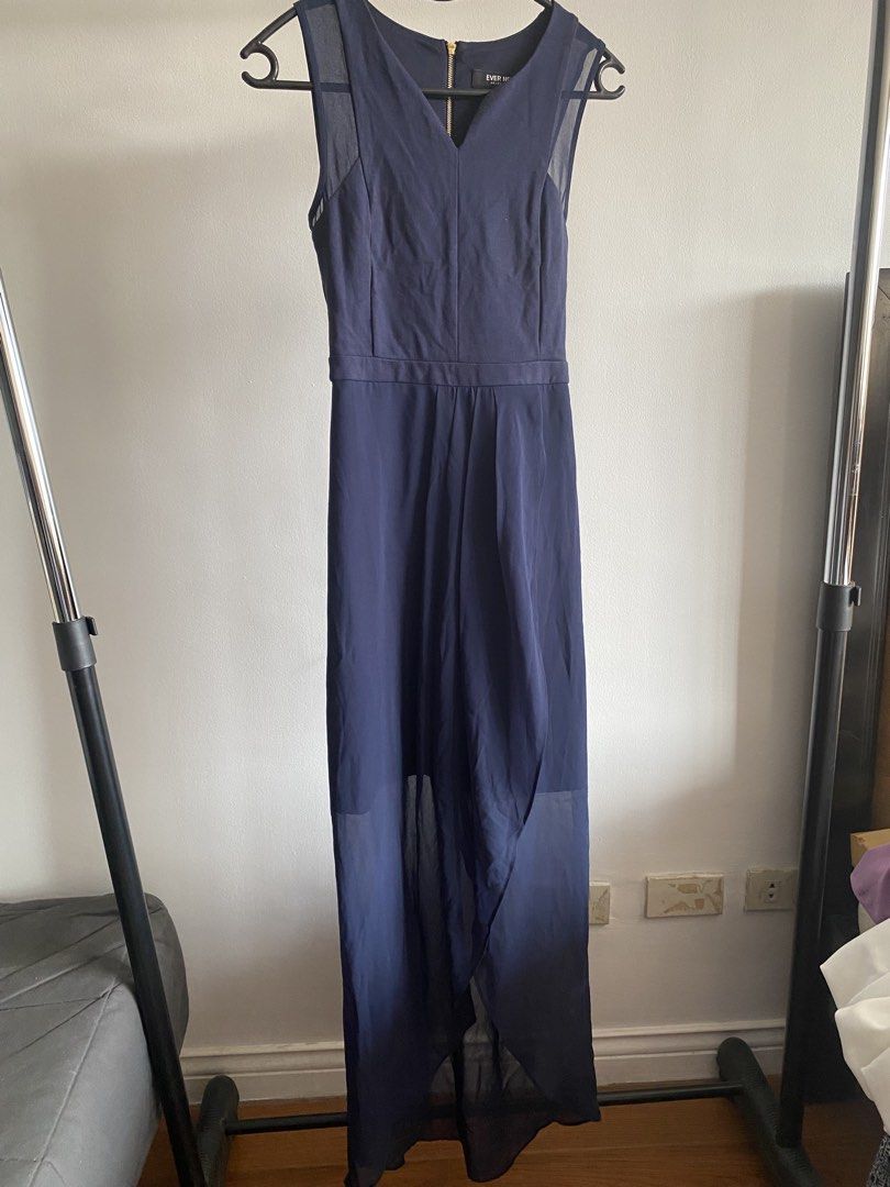 Ever New Navy Blue Maxi Dress (Category: Dresses) located in Quezon City. Submitted by zazbee (Listing ID 1427866900, Image 1). Description: 💯 100% authentic 🤑 Price negotiable 👗 RFS: Decluttering & doesn’t fit me anymore 💳 MOP: Gcash, Maya or BPI.