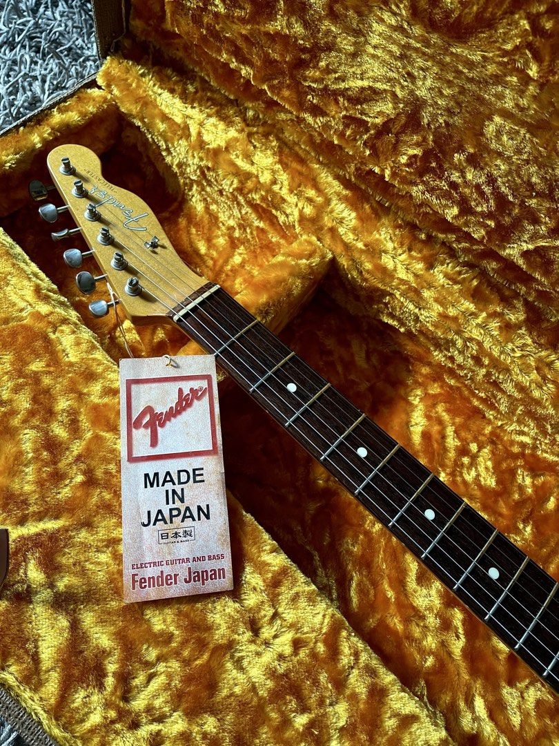 Fender 62 Telecaster Tuxedo Black (Category: Musical Instruments) located in Makati City. Submitted by robma_ (Listing ID 1398891570, Image 2). Description: Fender Telecaster 62ri Crafted in Japan - Rare in Black Tuxedo with Ivory bindings - Alder body, maple neck, rosewood board - Color no longer in production for this model in Japan The best sounding 62ri Telecaster I found in Tokyo .