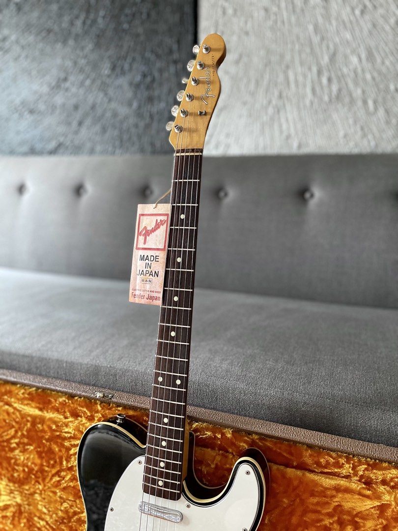 Fender 62 Telecaster Tuxedo Black (Category: Musical Instruments) located in Makati City. Submitted by robma_ (Listing ID 1398891570, Image 3). Description: Fender Telecaster 62ri Crafted in Japan - Rare in Black Tuxedo with Ivory bindings - Alder body, maple neck, rosewood board - Color no longer in production for this model in Japan The best sounding 62ri Telecaster I found in Tokyo .