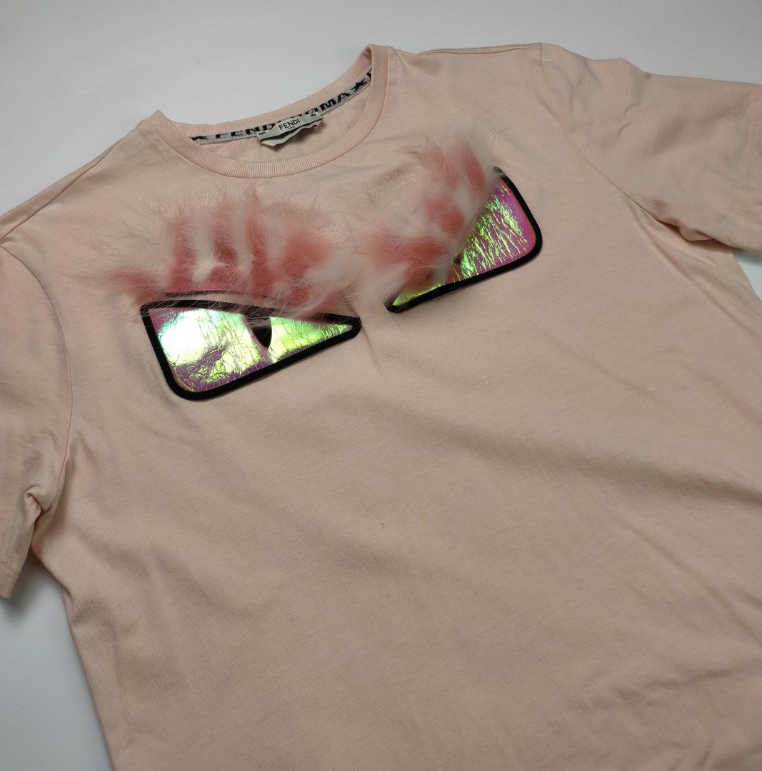 Fendi Monster Tee (Category: Shirts) located in Manila. Submitted by d_code (Listing ID 1427850525, Image 2). Description: xs good condition need wash 17.5 x 25.5 authenticate yourself.