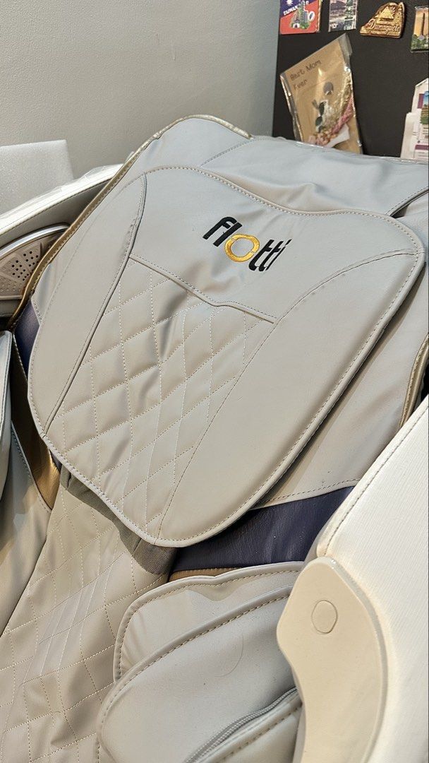 Fiotti Intelligent Massage Chair (Category: Massage Devices) located in Quezon City. Submitted by maimitchie (Listing ID 1427881497, Image 2). Description: SELLING LOW! Flotti Massage Chair – Like Brand New! • Purchased from Ofix last December 2024 for 49,999. • Super rarely used — can pass as brand new! • Premium Features: Full-body massage Bluetooth speaker Heat therapy Zero gravity • RFS: Impulsive buy — not getting used and we’d like to save 