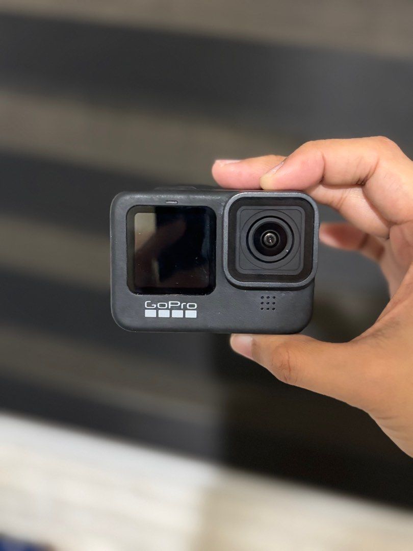 GoPro HERO 9 Black Action Camera (Category: Cameras) located in Butuan. Submitted by tinjokxx (Listing ID 1427897756, Image 2). Description: GoPro HERO 9 Black action camera Includes case and accessories (see photos) with battery (other brand) Used for few times only No to low baller ❌ PM for inquiries.