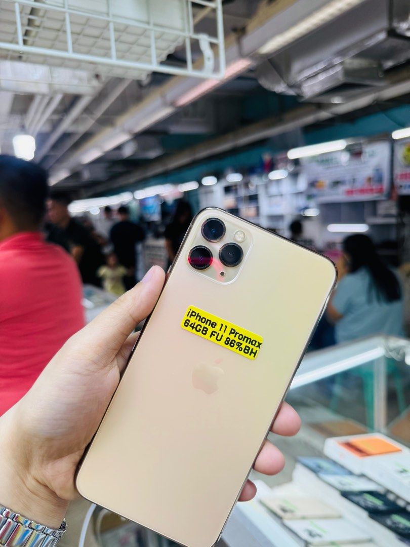 Iphone 11 Promax 64GB 86BH Openline no issues (Category: iPhone 11 Series) located in San Juan City. Submitted by saabangadgetshop (Listing ID 1427904795, Image 2). Description: Onhand | Pre-owned iPhone 11 Promax 64GB 86% Battery Health OPENLINE NO HIDDEN ISSUES NO HISTORY OF REPAIR 99%Smooth TEST TO SAWA RESET ALL YOU WANT NOT REFURBISHED AUTHENTIC PHONE ALL WORKING Mode of Payment : ⬇️ ▪️Cash ▪️Bank Transfer ▪️Gcash 📍Installment available her