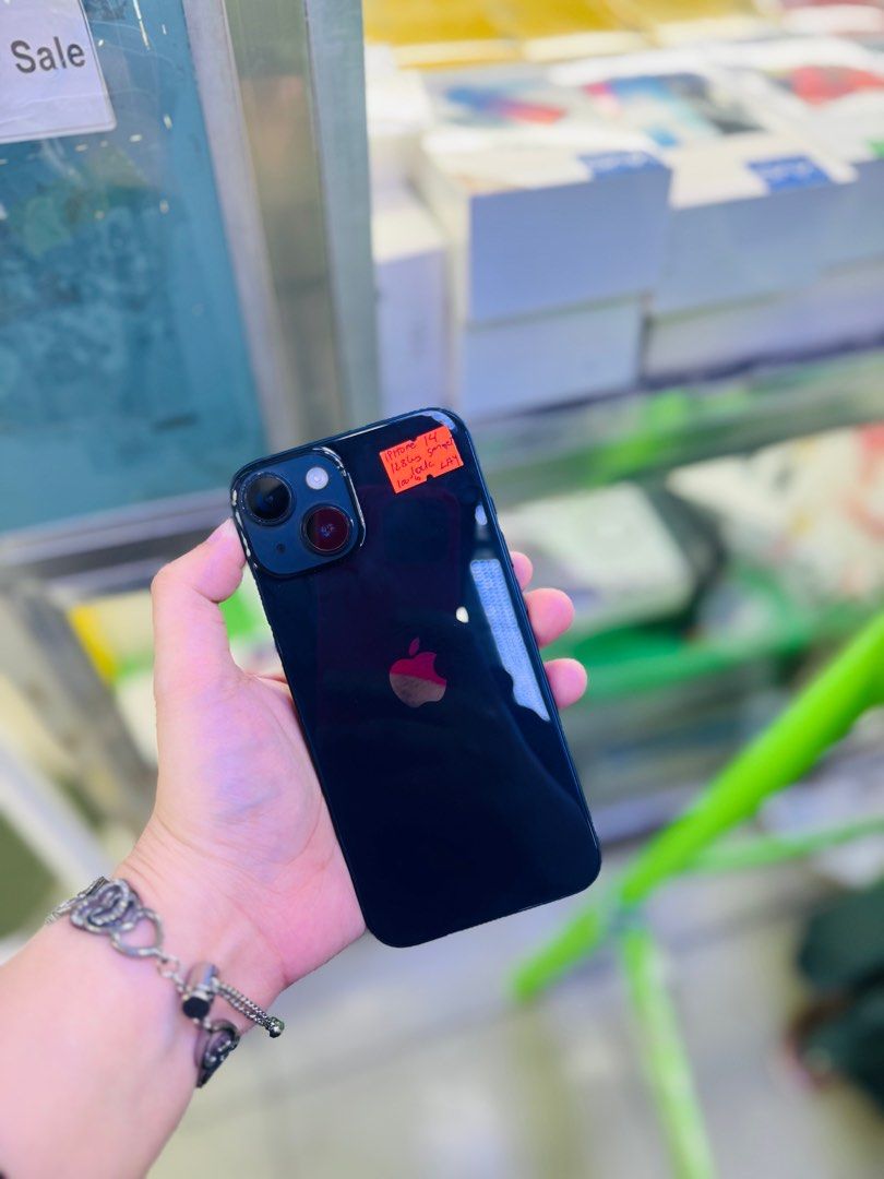 Iphone 14 128gb smartlocked NTC APPROVED no issues 100bh (Category: iPhone 14 Series) located in San Juan City. Submitted by saabangadgetshop (Listing ID 1427903697, Image 1). Description: Onhand | Pre-owned iPhone 14 128GB 100% Battery Health NTC APPROVED Snartlocked NO HIDDEN ISSUES NO HISTORY OF REPAIR 99%Smooth TEST TO SAWA RESET ALL YOU WANT NOT REFURBISHED AUTHENTIC PHONE ALL WORKING Mode of Payment : ⬇️ ▪️Cash ▪️Bank Transfer ▪️Gcash 📍Ins