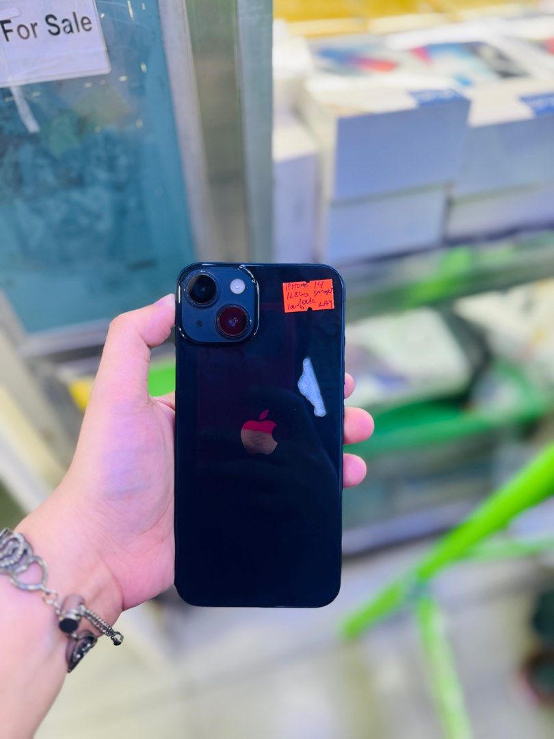 Iphone 14 128gb smartlocked NTC APPROVED no issues 100bh (Category: iPhone 14 Series) located in San Juan City. Submitted by saabangadgetshop (Listing ID 1427903697, Image 2). Description: Onhand | Pre-owned iPhone 14 128GB 100% Battery Health NTC APPROVED Snartlocked NO HIDDEN ISSUES NO HISTORY OF REPAIR 99%Smooth TEST TO SAWA RESET ALL YOU WANT NOT REFURBISHED AUTHENTIC PHONE ALL WORKING Mode of Payment : ⬇️ ▪️Cash ▪️Bank Transfer ▪️Gcash 📍Ins