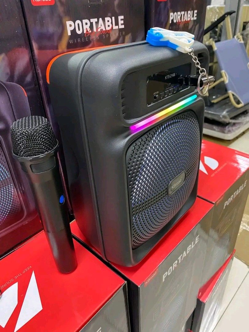 KTS-2158 Portable Wireless Speaker with Mic (Category: Soundbars, Speakers & Amplifiers) located in Manila. Submitted by aratrgrs (Listing ID 1427867867, Image 2). Description: Same day delivery within metro manila Courier: Lalamove/ Grab Mode of Payment: CASH ON DELIVERY GCASH BANK TRANSFER Pm for inquiries! Happy Shopping & God bless..