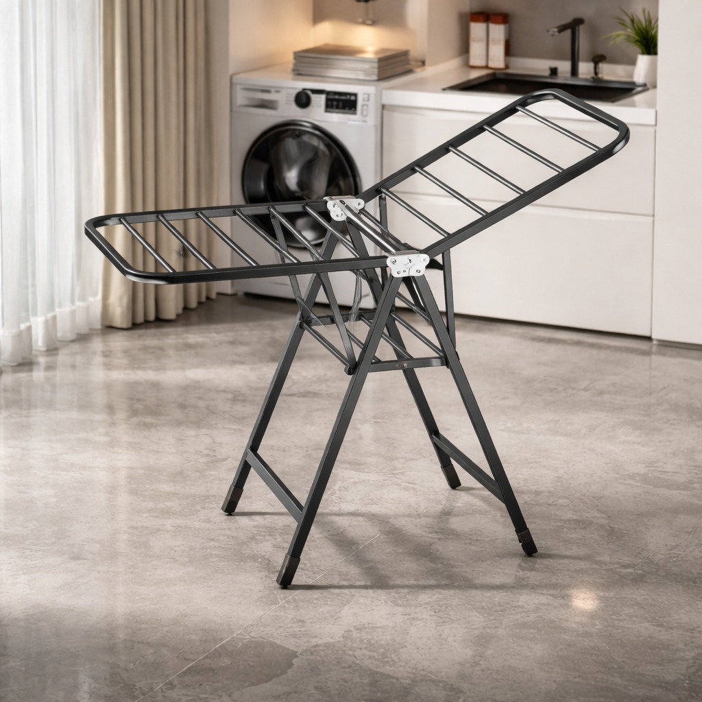 Laundry Room Clothes Drying Rack | Balcony Clothes Drying Rack | Home ...