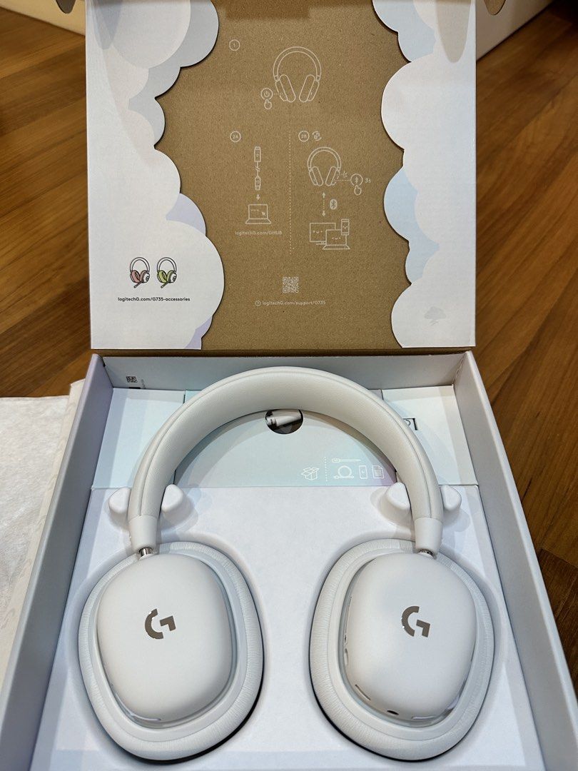Logitech G735 Wireless Gaming Headset - White434927080938547201