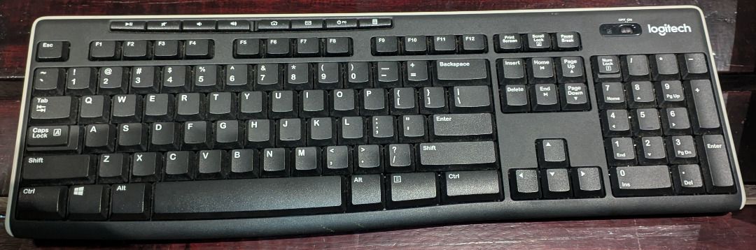 Logitech K270 Wireless Keyboard with Unifying Receiver, Computers ...
