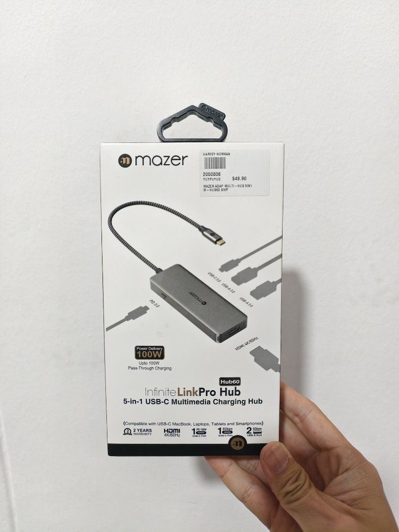 Mazer Infinite LinkPro 5-in-1 USB-C Hub405966970065397761