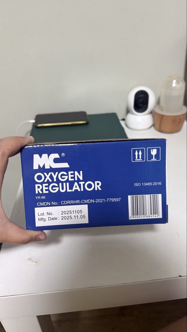 MC OXYGEN REGULATOR (Category: Health Monitors & Weighing Scales) located in Quezon City. Submitted by moriloves (Listing ID 1427924877, Image 2). Description: MC OXYGEN REGULATOR WITH FREE NASAL CANNULA SPANNER 1pc YR-86 .
