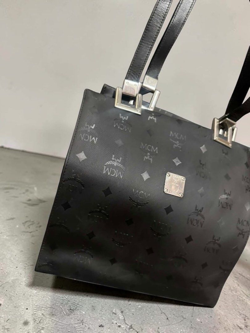 MCM Black Shoulder Bag (Category: Luxury Bags & Wallets) located in Manila. Submitted by stopandshopforluxury (Listing ID 1427867472, Image 3). Description: Guaranteed Original 💯 Rare to find Mcm Shoppers No flaws Disclaimer: This is a preloved bag. Actual condition is shown in photos. Expect normal signs of wear. Colors may slightly vary due to lighting. Please check all photos and ask questions before claiming. ❌ No return or exchange. ❌ .