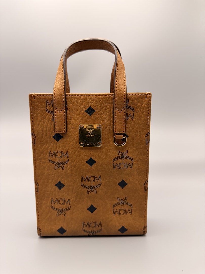MCM Mini Tote Bag (Category: Luxury Bags & Wallets) located in Manila. Submitted by jamilla01 (Listing ID 1427803351, Image 2). Description: Bnew Unused With dustbag.