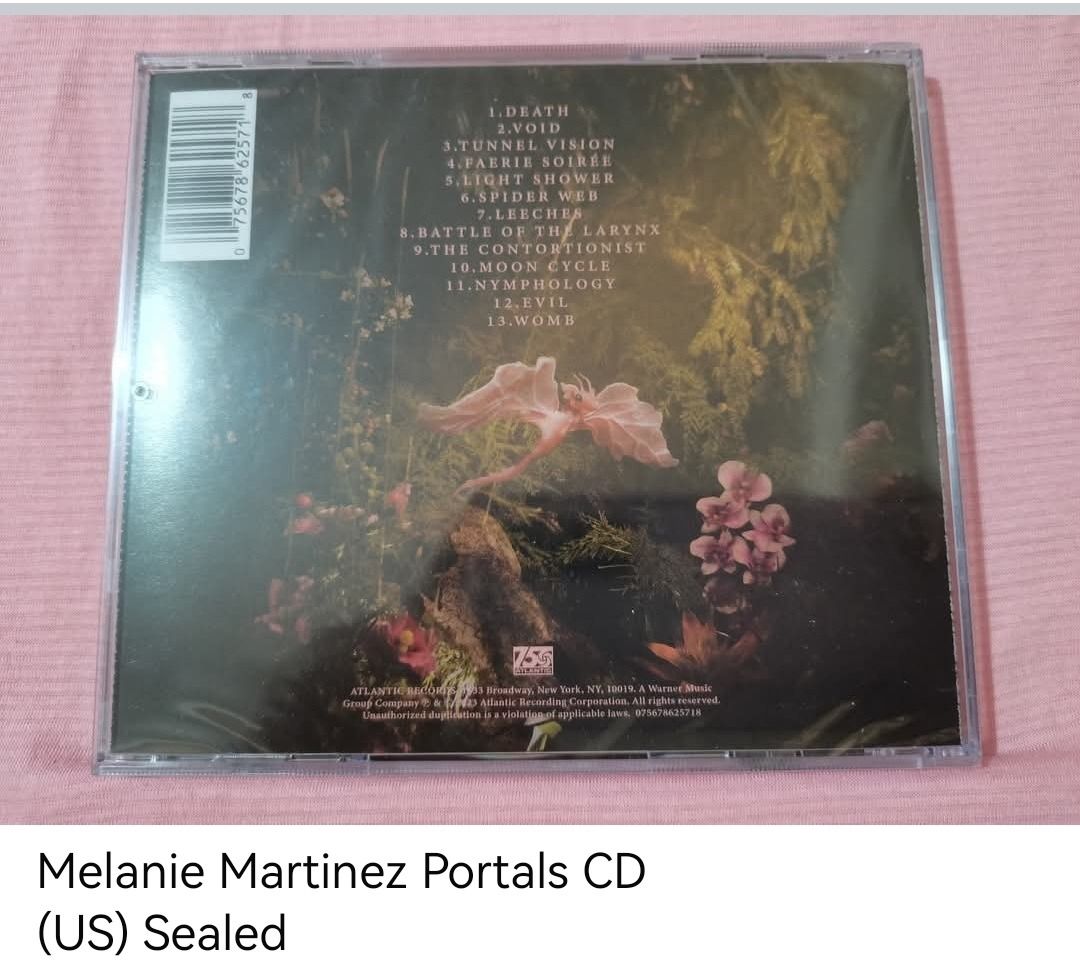 Melanie Martinez Portals CD (sealed) (Category: CDs & DVDs) located in Dangcagan. Submitted by cd_haven5 (Listing ID 1427822274, Image 2). Description: #FORSALE #FORSALE #FORSALE #Authentic #Legit #Original We only sell original items. All items posted are on hand. Please message me for availability of the item/s because the items are also posted on my other online stores. All items are imported unless stated PH. We also accept Pre-orders. Paymen