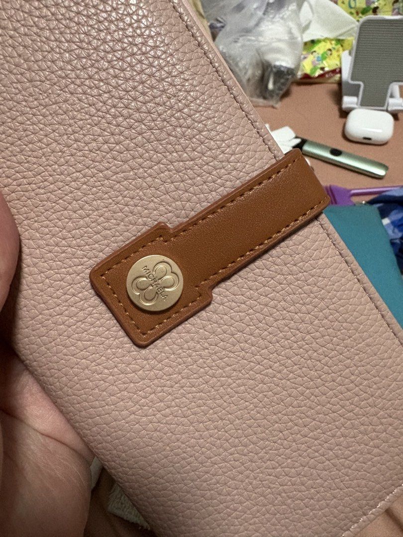 Michaela Pink Long Slim Wallet (Category: Wallets & Card holders) located in Mandaluyong City. Submitted by macopa_10 (Listing ID 1427930829, Image 3). Description: RFS: Decluttering 📍Mandaluyong .
