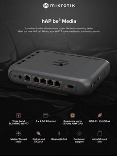 Mikrotik hAP be3 Media468127946554757120
