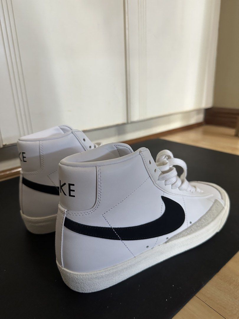 Nike Blazer Mid '77 White Black (Category: Sneakers) located in Quezon City. Submitted by chaeyoung324 (Listing ID 1427836896, Image 2). Description: Nike Blazer Mid 77 White Black 10/10 - w/o box Never have been used RFS: Decluttering NEGO FOR SURE BUYER .