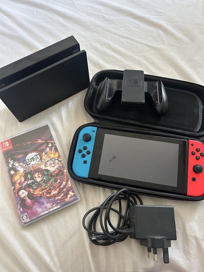 Nintendo Switch V1 (Category: Other Gadgets) located in Bacolor. Submitted by kencanlass (Listing ID 1427888224, Image 1). Description: nintendo switch V1 13k nego Dock (Connector for TV) Controller grip Case FS GAMES: Demon Slayer: Kimetsu no Yaiba – The Hinokami Chronicles (2.5k) MY HERO ONE’S JUSTICE 2 (HERO ACADEMIA) (1k) NBA 2K25 (2.5k) THE LEGEND OF ZELDA: BREATH OF THE WILD (2k).