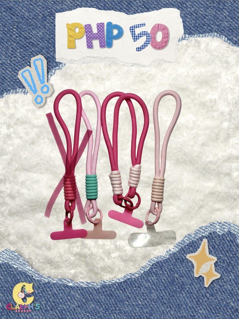 Phone Paracord Lanyard Straps (Category: Other Mobile & Gadget Accessories) located in Las Pinas. Submitted by jjajanghana (Listing ID 1427021235, Image 3). Description: 💌 ₱50 each 💌 all colors available 💌 location: las pinas city.