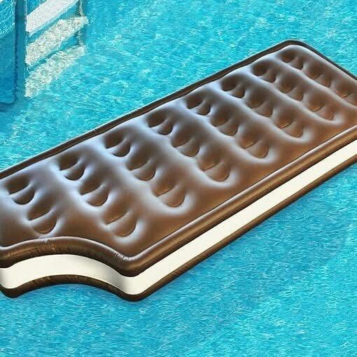 Pool Float (Category: Everything Else Others) located in Rizal. Submitted by serenelovesfashion (Listing ID 1427858324, Image 2). Description: 6 ft Ice cream sandwich pool float Unused Original price is 2490 Shipping c/o buyer .