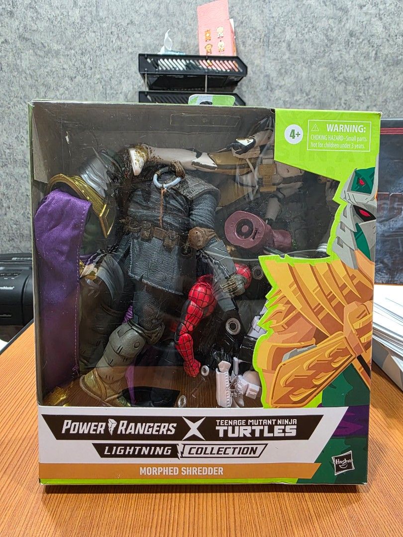 Power Ranger Shedder Power Rangers x TMNT Lightning Collection Shredder, Hobbies & Toys ...