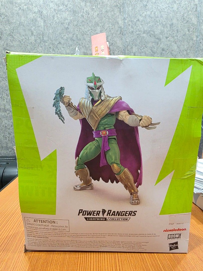 Power Ranger Shedder Power Rangers x TMNT Lightning Collection Shredder, Hobbies & Toys ...