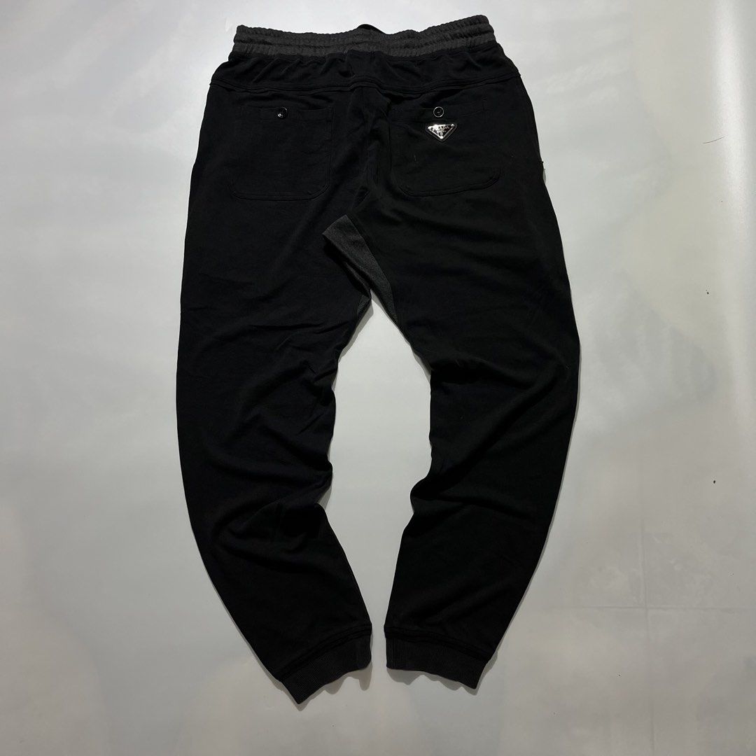 Prada Jogger Pants - Black - Size M (Category: Joggers) located in Iloilo. Submitted by profitpicks (Listing ID 1427929879, Image 1). Description: Prada Jogger Pants - Black, Size M. Stylish and comfortable. Features Prada logo..