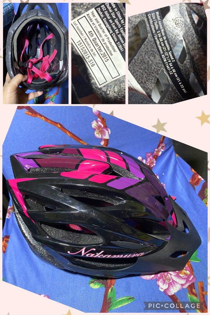 Pre-loved Branded Bike Helmets from Canada (Category: Bicycles) located in Taytay. Submitted by lisacali00 (Listing ID 1427848757, Image 3). Description: MOP: GCash or Bank transfer Last price posted but will give discount if 2 or more items will be purchased.