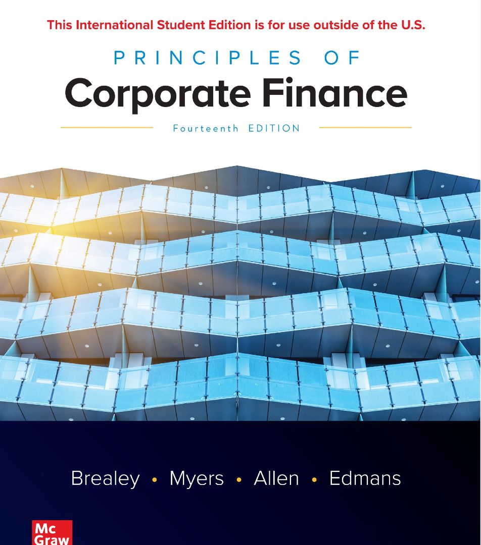 Principles of Corporate Finance 14th Edition - Brealey, Myers, Allen, Edmans, Hobbies &amp; Toys ...