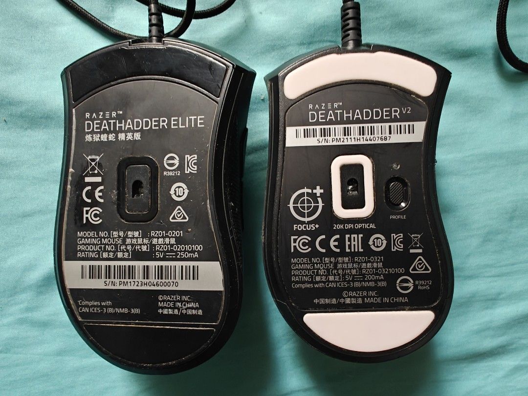 Razer DeathAdder V2 and Elite Gaming Mouse496174714628362240