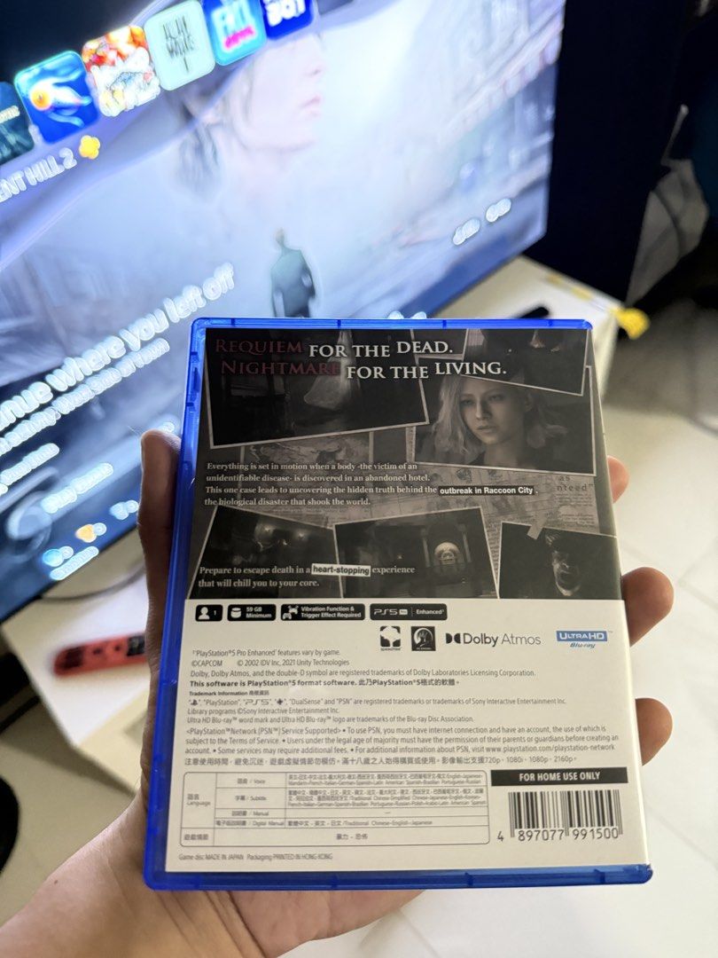 Resident Evil Requiem PS5 Game (Category: PlayStation) located in Caloocan City. Submitted by markgoesdecluttering (Listing ID 1427780948, Image 2). Description: Just bought this last week. Unclaimed bonus.