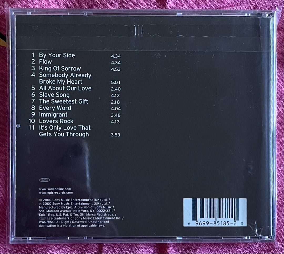 Sade - Lovers Rock (US) (Category: Vinyls) located in San Fernando. Submitted by yslkouros (Listing ID 1427906188, Image 2). Description: .