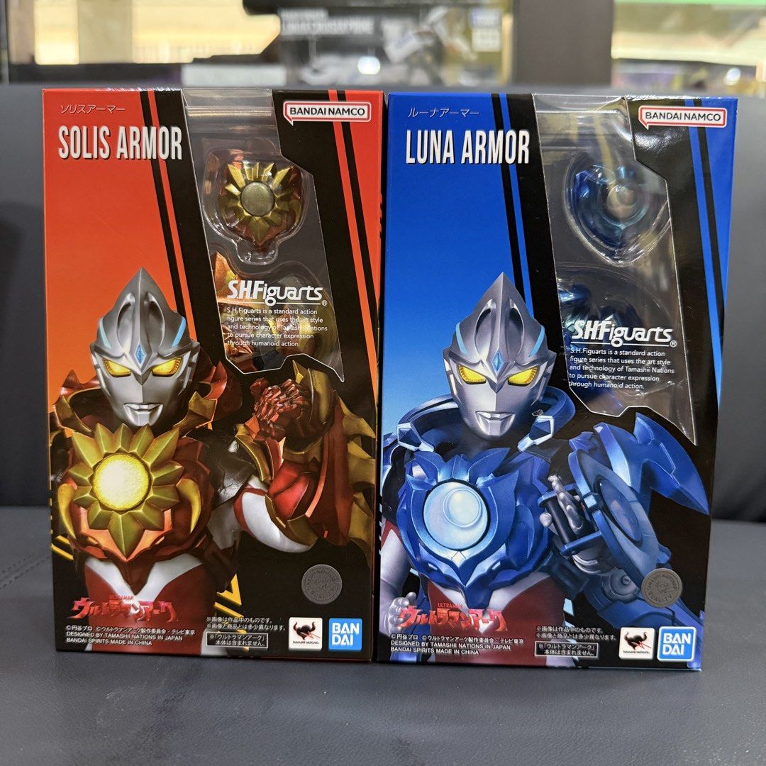 [Sale] Bandai SHF - s.h.figuarts (Ultraman) - Luna Armor (Ultraman Arc Not Included) (Category: Toy Figures) located in Singapore. Submitted by the.falcons.hangar (Listing ID 1339800196, Image 2). Description: solis sold 📦 Delivery available (delivery fee applies) 🚶‍♂️ Self-collection at TFH 📍 Blk 261 Waterloo Street, #01-27, S180261 🛤️ Nearest MRT: Bras Basah (Exit D), 3-min walk 🕒 Opening Hours: Mon–Fri: 12pm – 8pm Sat, Sun & PH: 12pm – 6p