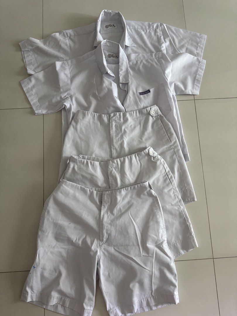 School Uniform Set - White Shirts & Shorts (Queensway secondary lower ...