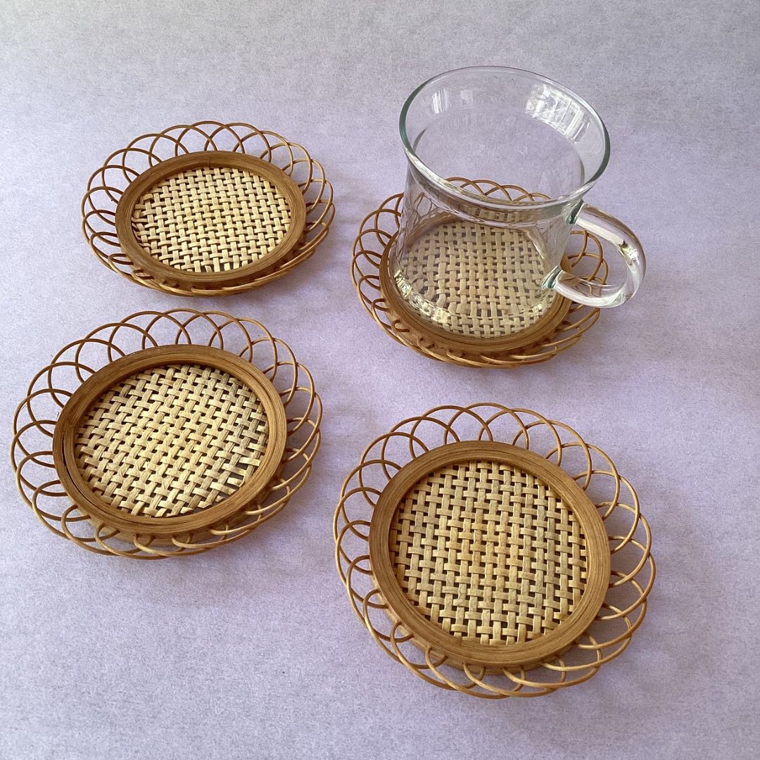 Set of 4 Bamboo Coasters (Category: Coffee & Tea Tableware) located in Davao. Submitted by eclectic1925 (Listing ID 1427918368, Image 2). Description: Php175 Set of 4 Bamboo Coasters L: 4.5 inches Please REVIEW PHOTOS First to pay We use 100% repurposed packaging materials SF starts at Php70 via Flash .