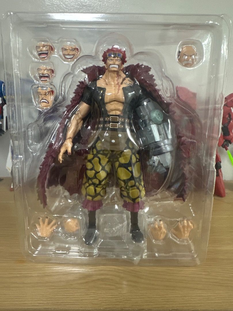 (BANDAI) SHFiguarts Eustass Kid - The Raid on Onigashima (Category: Figurines & Statues) located in Cagayan de Oro. Submitted by dan11117 (Listing ID 1427868902, Image 2). Description: S.h. Figuarts eustass “captain” kid. BIB joints are still very tight opened only to check the contents. No issues or any damage. MOD: LBC COP.