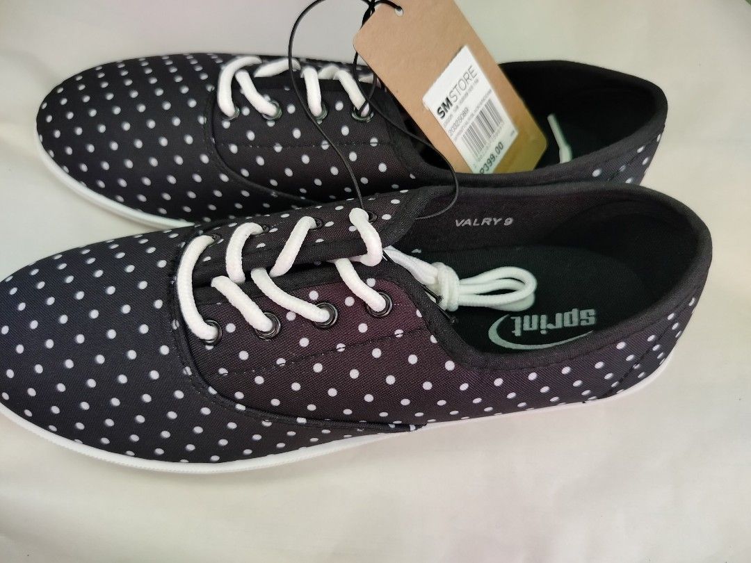 Sprint Polka Dot Sneakers - Size 9 (Category: Sneakers) located in Pasay City. Submitted by secondhandshop3 (Listing ID 1427808475, Image 2). Description: Brand New From 399 to 249.